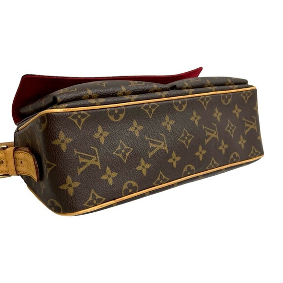 LOUIS VUITTON Brown Monogram Leather Shoulder Bag - Picture 7 of 10